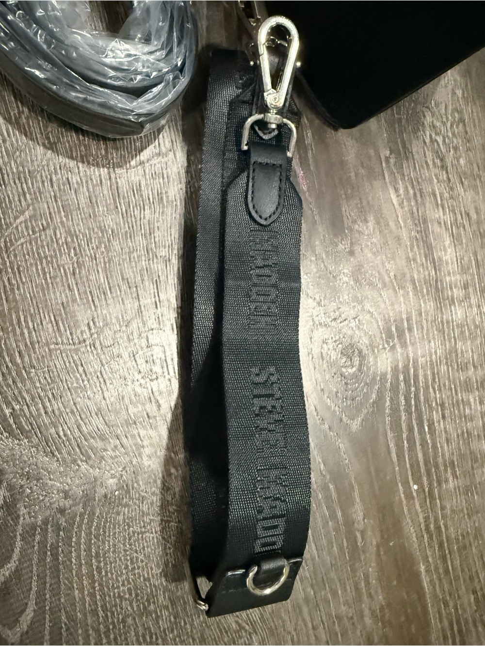 Steve Madden Black Structured Top-Handle Evelyn bag - Picture 9 of 10